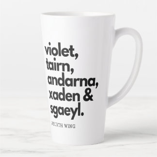 Fourth Wing Latte Mug