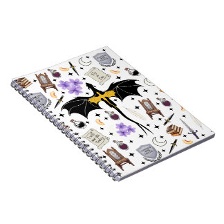 Fourth Wing Romantasy Book Lover Notepad