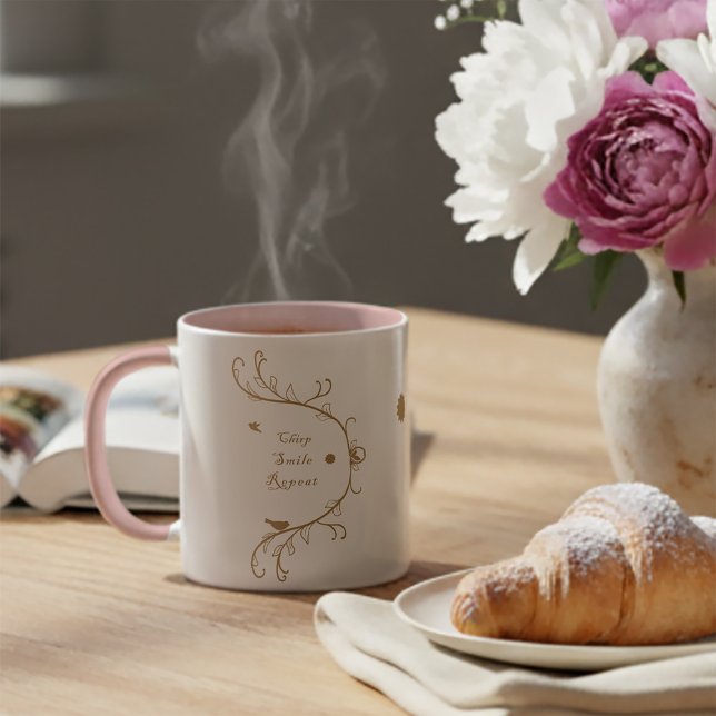 Foutaises, Sourire, Répéter La Mug (Créateur téléchargé)