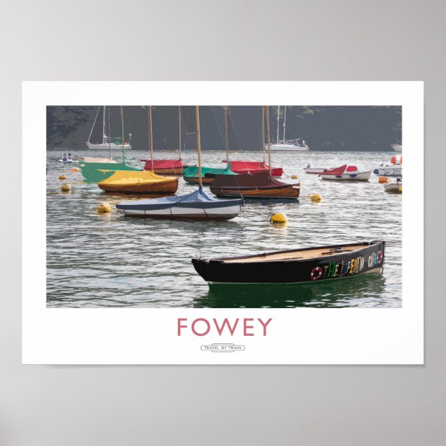Fowey Railway Poster (Front)