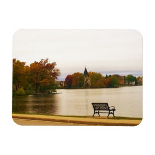 Fowler Lake in Autumn Magnet