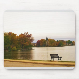Fowler Lake in Autumn, WI Mouse Pad