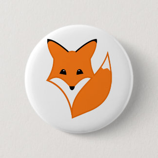 Fox 2 Inch Round Button