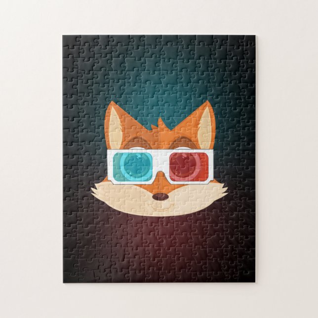 Fox - 3D Jigsaw Puzzle (Vertical)