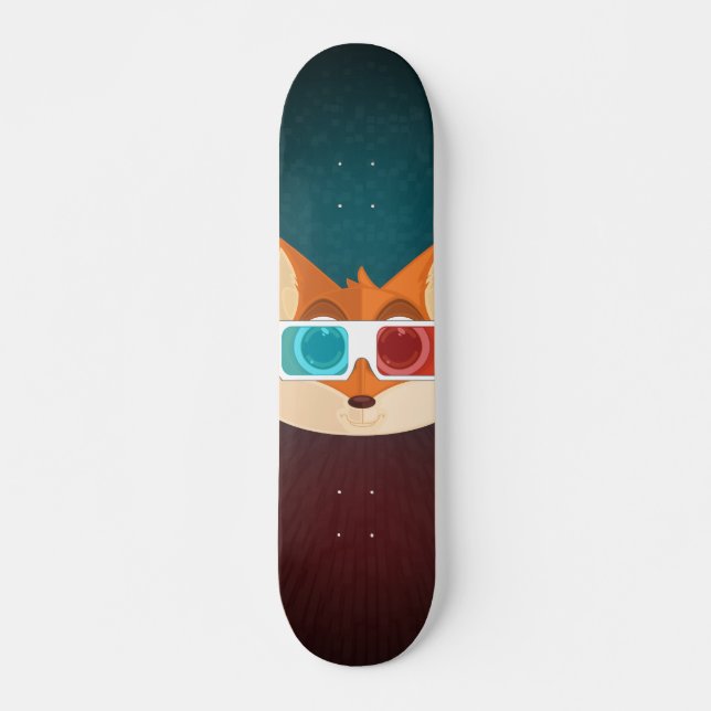 Fox - 3D Skateboard (Front)