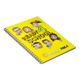 FOX 4 Good Day Emoji Spiral Notebook