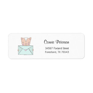 Fox Address Labels, Animal Address Stickers