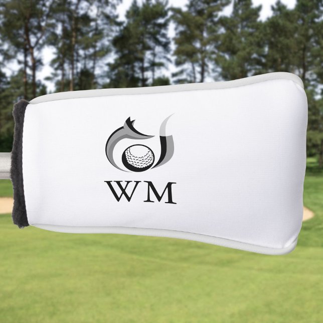 Fox And Ball Personalized Monogram Golf Head Cover (Fox And Ball Personalized Monogram Golf Head Cover)