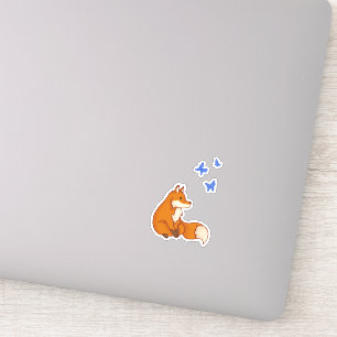 Fox and Butterflies