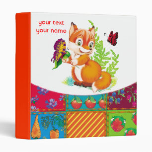 fox and butterfly binder