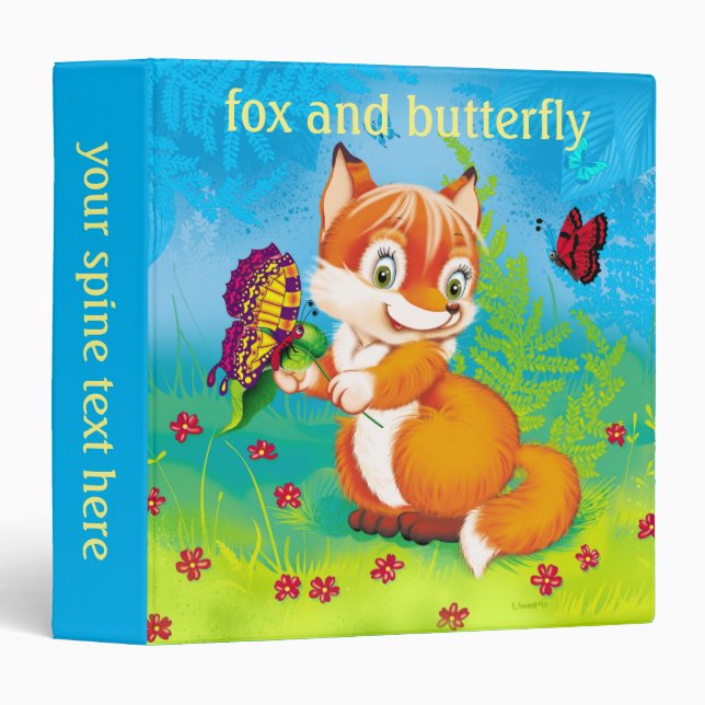 fox and butterfly binder (Front/Spine)