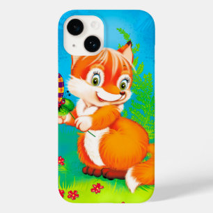 fox and butterfly Case-Mate iPhone 14 case