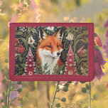 Fox and Foxglove Flowers William Morris Inspired Trifold Wallet<br><div class="desc">Introducing the Fox and Foxglove Flowers William Morris Inspired Trifold Wallet, a sophisticated accessory that seamlessly blends wildlife charm with timeless artistic elegance. This trifold wallet features a delightful illustration of a fox, gracefully intertwined with the intricate and classic patterns reminiscent of William Morris's aesthetic, all set against the enchanting...</div>