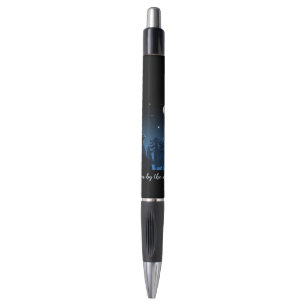 Fox And Full Moon At Midnight Pen