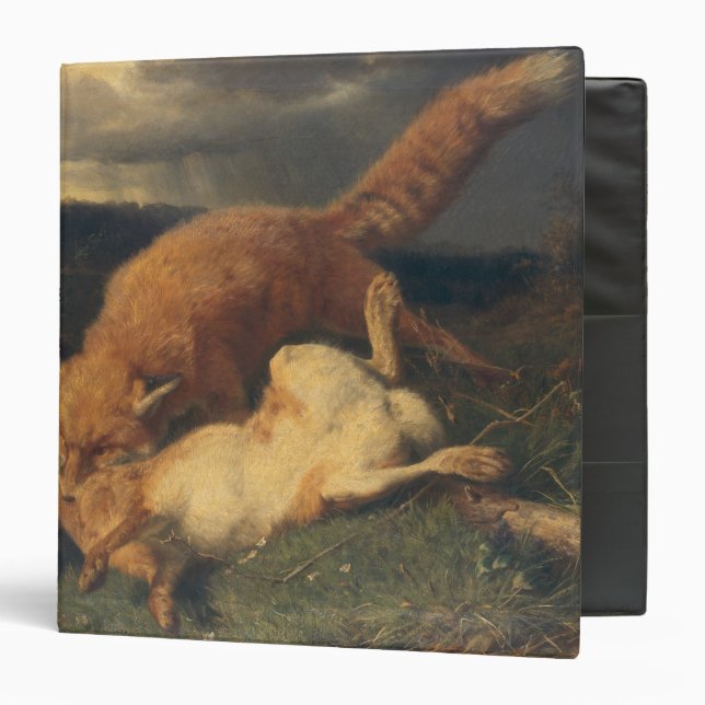 Fox and Hare, 1866 Binder (Front/Inside)