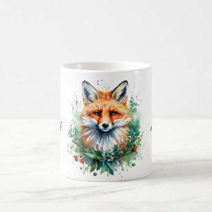 Fox and Holly Coffee Mug