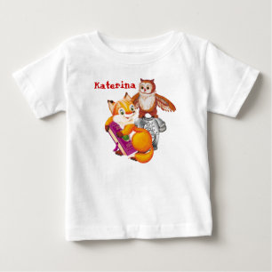 fox and owl baby T-Shirt