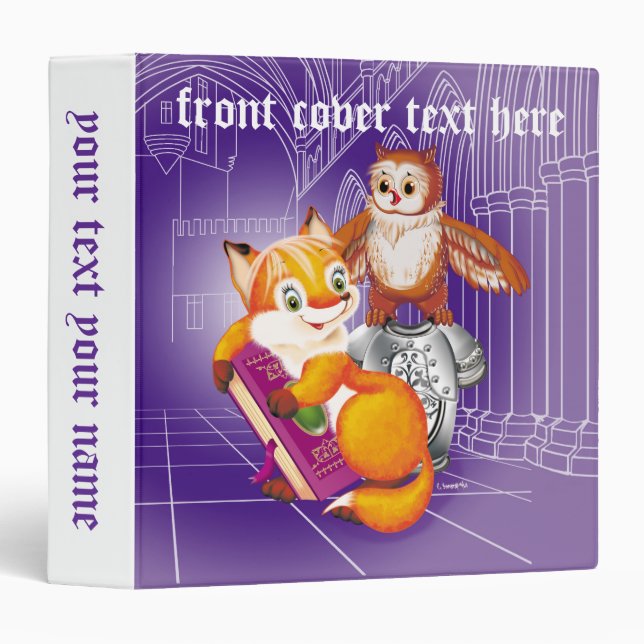 fox and owl binder (Front/Spine)