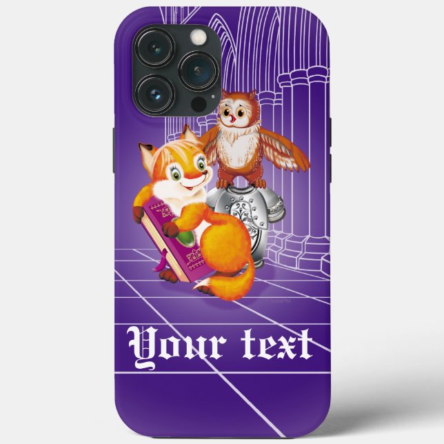 fox and owl Case-Mate iPhone case (Back)