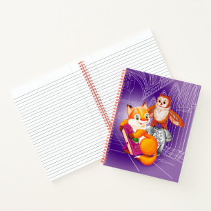 fox and owl notebook