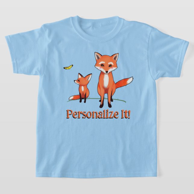 Fox And Son T-Shirt (Laydown)