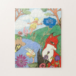 Fox and the Fairy's Puzzel Jigsaw Puzzle