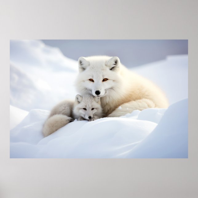 Fox Animal Wild Beauty Freedom Wilderness Wall Art (Front)