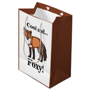 Fox Animal Wildlife Foxy Birthday Medium Gift Bag