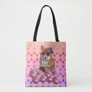 Fox Art et Sac fourre-tout points et points