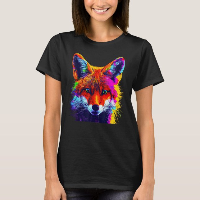 Fox Artwork  Animal  Animal Fox 6 T-Shirt (Front)