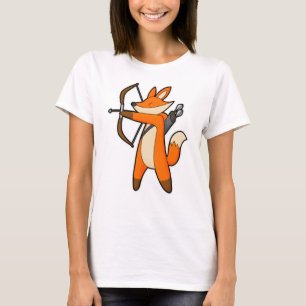 Fox as Archer with Arrow & Bow T-Shirt