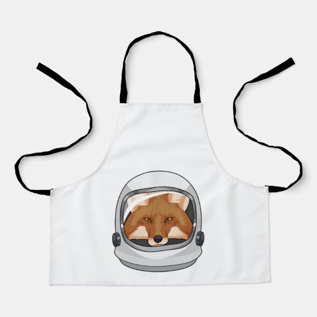 Fox as Astronaut with Helmet Apron (Front)