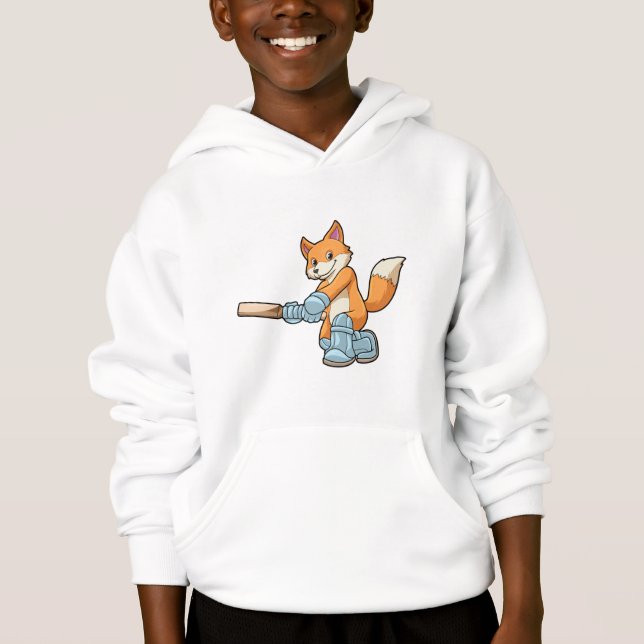 Fox as Batsman with Cricket bat (Front)