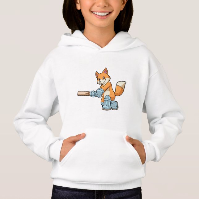 Fox as Batsman with Cricket bat (Front)