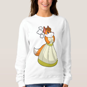 Fox as Bride with Wedding dress.PNG Sweatshirt
