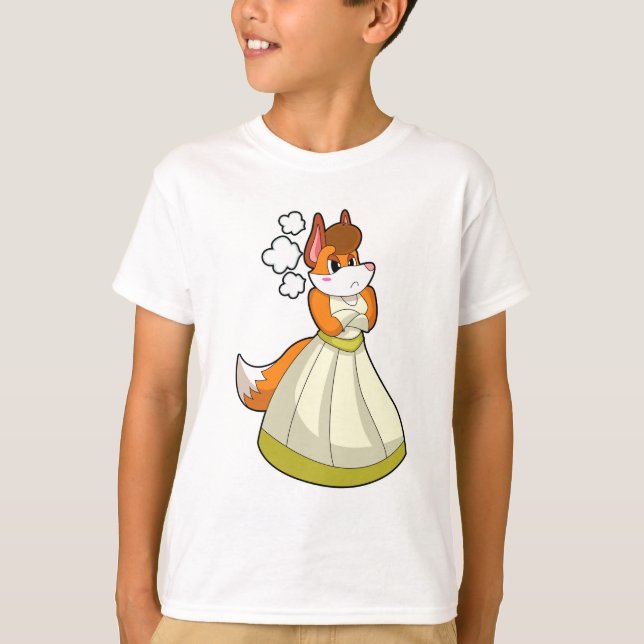 Fox as Bride with Wedding dress.PNG T-Shirt (Front)