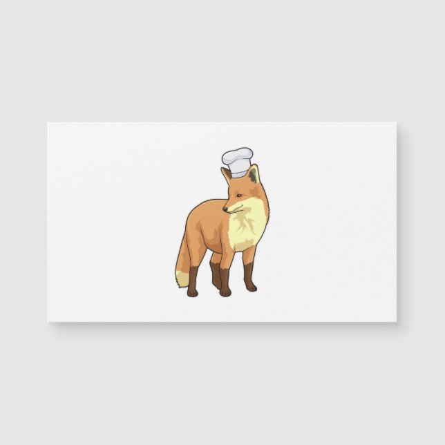 Fox as Cook with Chef hat (Front)