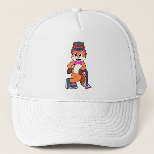 Fox as Gentleman with Hat & Stick (Front)