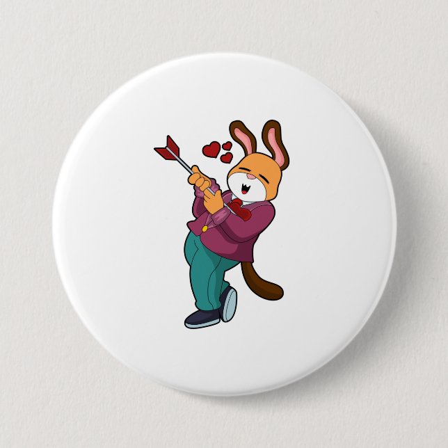Fox as Groom with Suit 3 Inch Round Button (Front)