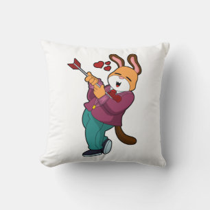 Fox as Groom with Suit Throw Pillow