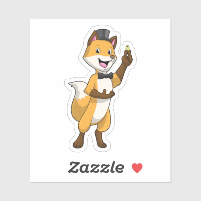 Fox as Groom with Wedding ring (Sheet)