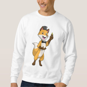 Fox as Groom with Wedding ring Sweatshirt