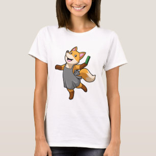 Fox as Hairdresser with Scissors T-Shirt