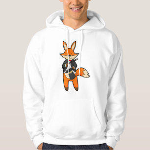 Fox as Magician with Magic wand & Hat Hoodie