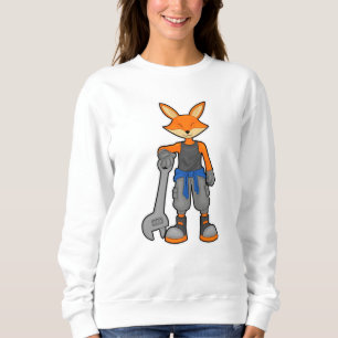 Fox as Mechanic with Spanner Sweatshirt