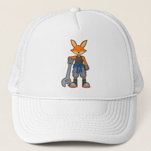 Fox as Mechanic with Spanner Trucker Hat