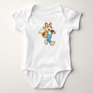 Fox as Mechanic with Wrench Baby Bodysuit