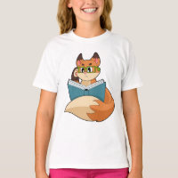 Fox as Nerd with Book & Glasses