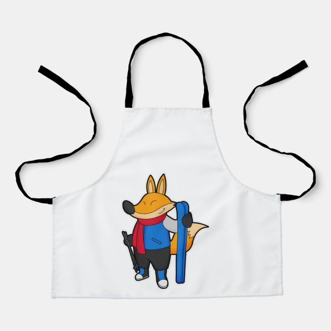 Fox as Skier with Ski Apron (Front)