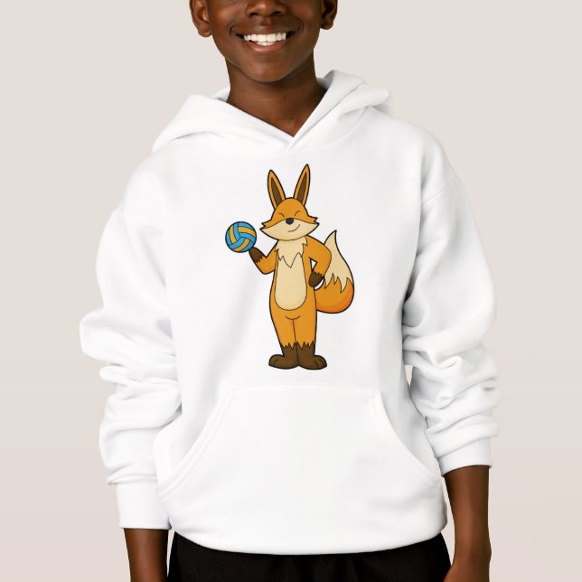 Fox as Volleyball player with Volleyball (Front)